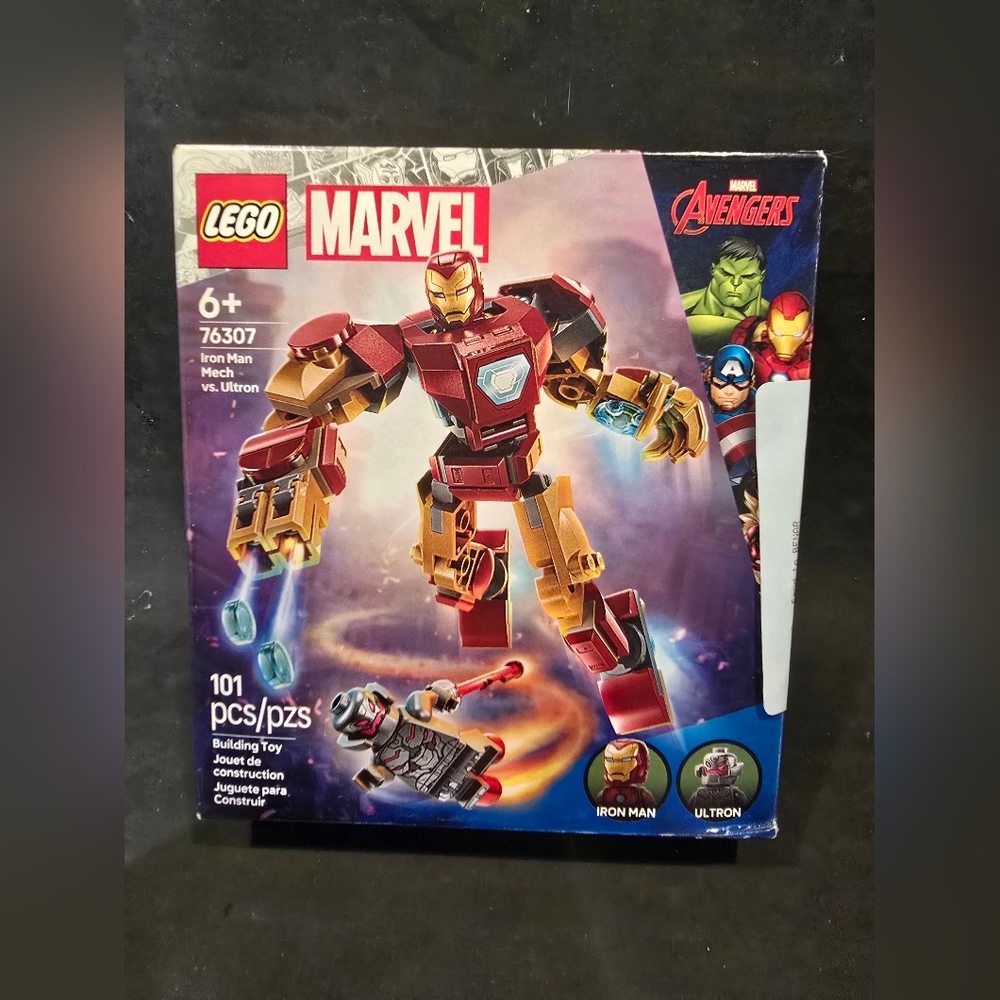 LEGO Marvel Iron Man Red and Gold Mech Building Set